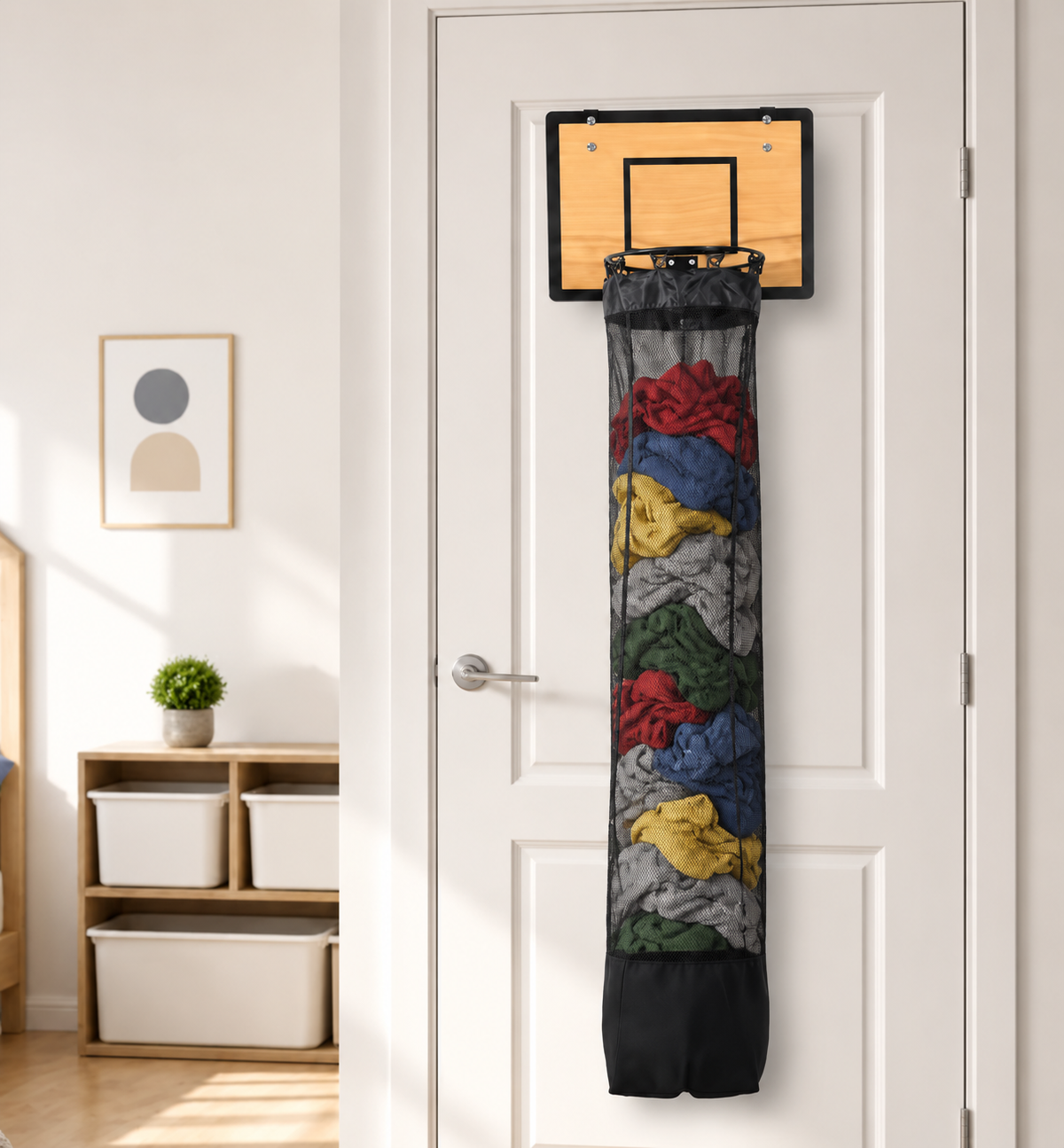 DunkBin™ Basketball Laundry Hamper