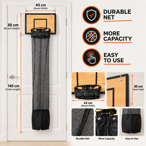 DunkBin™ Basketball Laundry Hamper